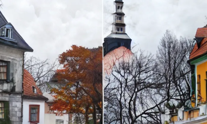 kostel svaté Maří Magdalény (Kuřim) – autumn