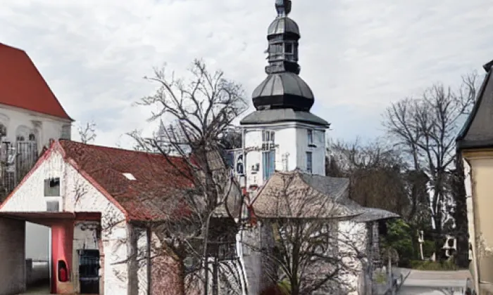 kostel svaté Maří Magdalény (Kuřim) – noc