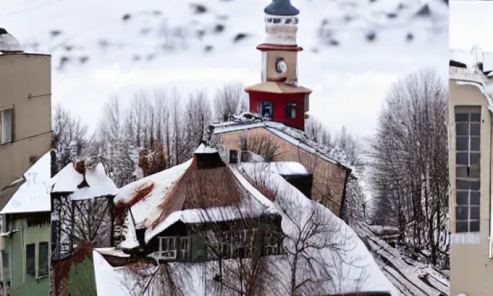 kostel svaté Maří Magdalény (Kuřim) – winter