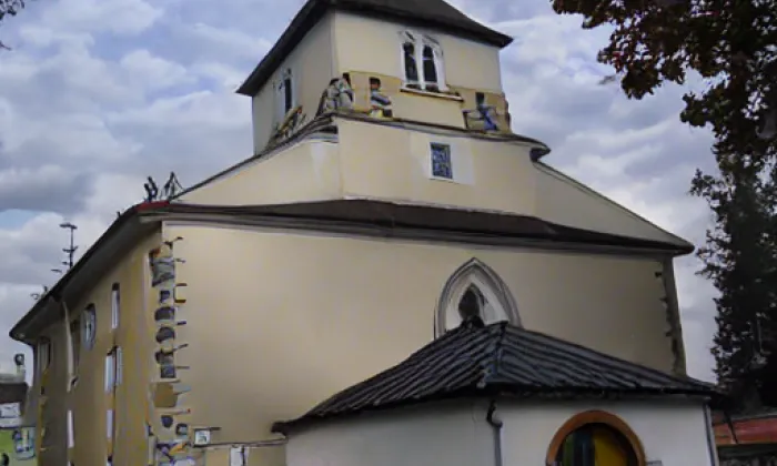 kostel svaté Maří Magdalény (Olešná) – akvarel