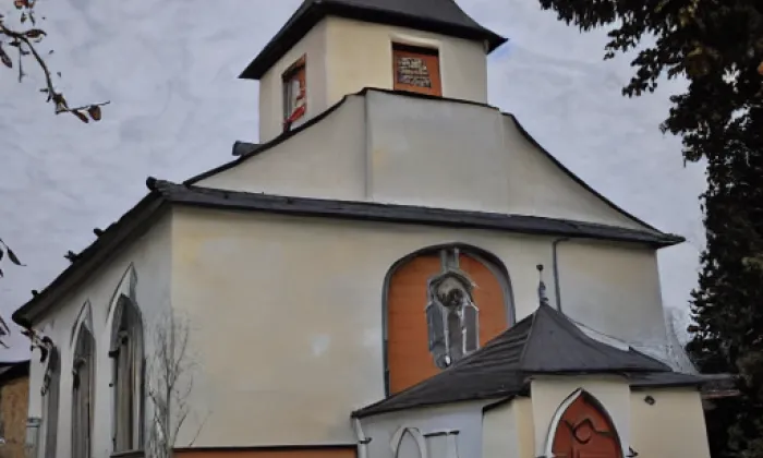 kostel svaté Maří Magdalény (Olešná) – noc