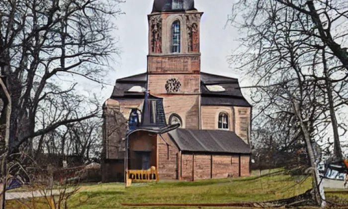 Kostel svaté Maří Magdalény (Stonava) – winter