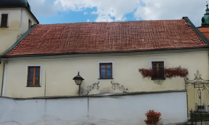 Kostel svaté Maří Magdalény (Svatá Maří) – akvarel
