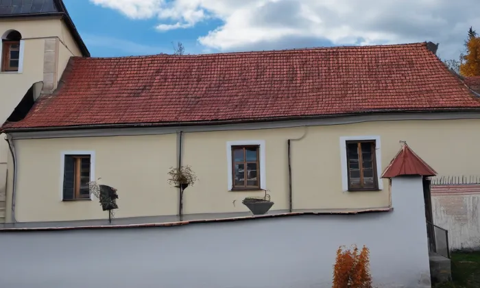 Kostel svaté Maří Magdalény (Svatá Maří) – autumn