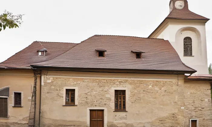 Kostel svaté Markéty (Nesuchyně) – noc