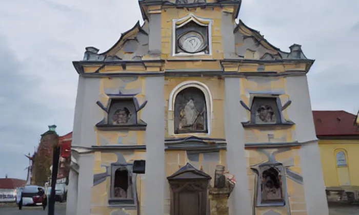 kostel svaté Rodiny (Havlíčkův Brod) – akvarel