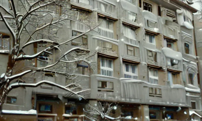 kostel svaté Rodiny (Veveří) – winter