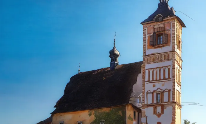 kostel svaté Voršily (Chlumec nad Cidlinou I) – summer