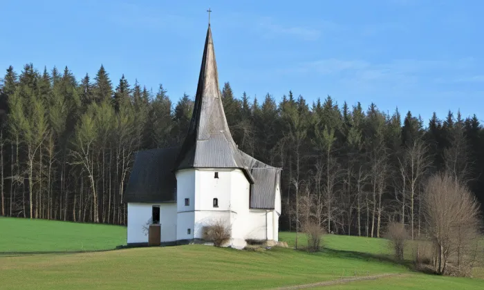 Kostel svaté Zdislavy (Prostřední Bečva) – winter