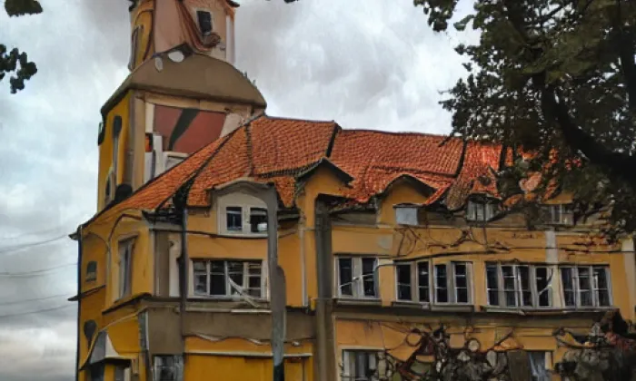 Kostel svatých Filipa a Jakuba (Šumavské Hoštice) – autumn