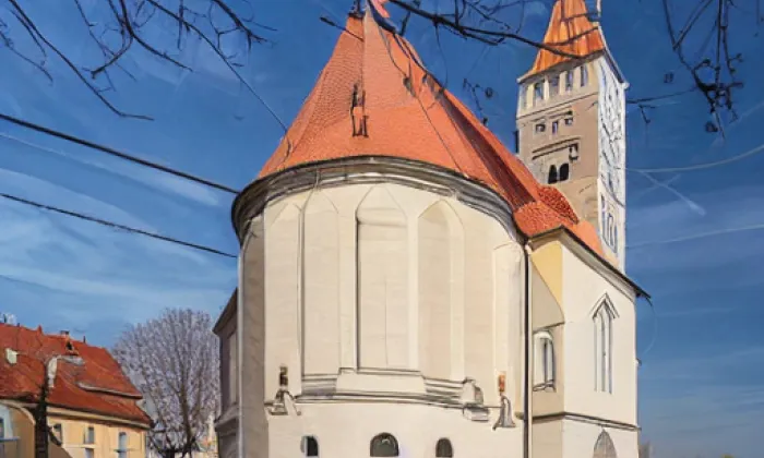 kostel svatých Jana a Pavla (Citonice) – akvarel