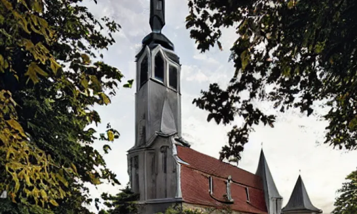 Kostel svatého Šimona a Judy (Žibřidice) – noc