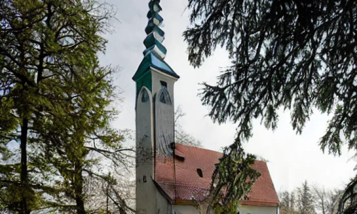 Kostel svatého Šimona a Judy (Žibřidice) – winter