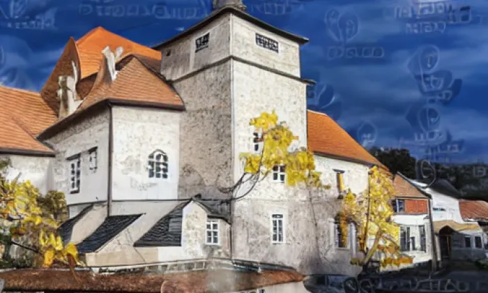Kostel svatého Šimona a Judy (Brloh) – autumn