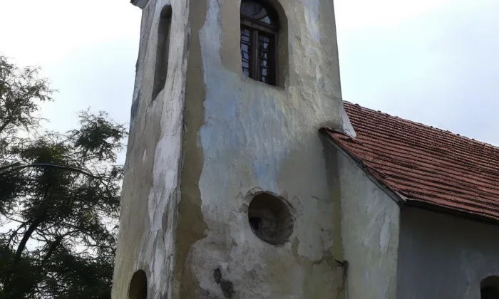 kostel svatého Šimona a Judy (Buřenice) – akvarel