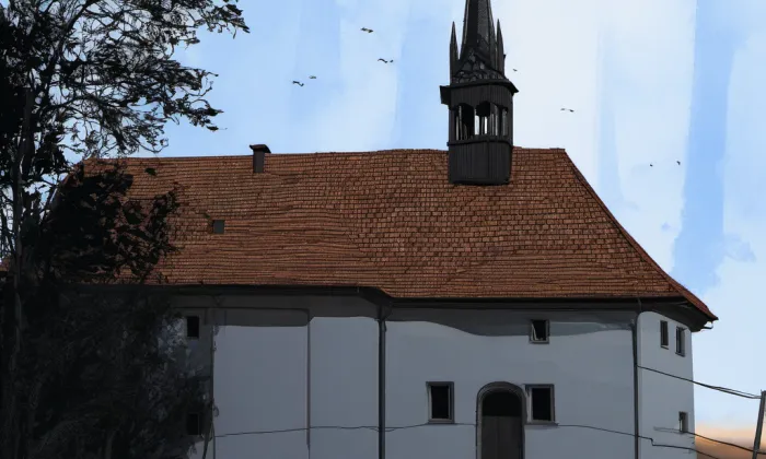 kostel svatého Šimona a Judy (Radostice) – noc