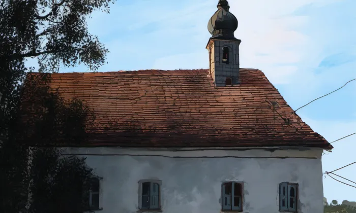 kostel svatého Šimona a Judy (Radostice) – summer