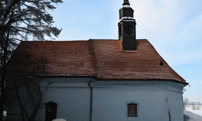 kostel svatého Šimona a Judy (Radostice) – winter