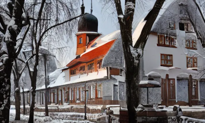 Kostel svatého Štěpána (Mýto) – winter