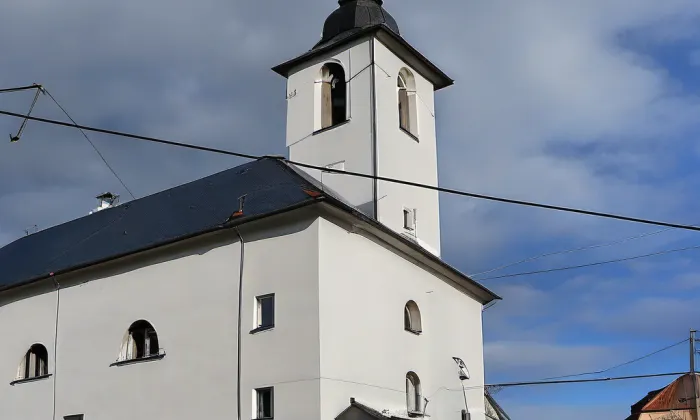 kostel svatého Aloise (Velká Morava) – winter