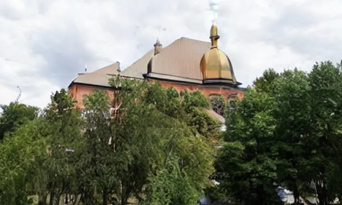 Kostel svatého Antonína Paduánského (Milešov) – akvarel