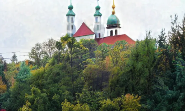Kostel svatého Antonína Paduánského (Milešov) – summer