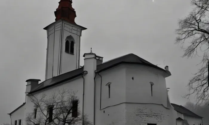 Kostel svatého Antonína Paduánského (Třeština) – noc
