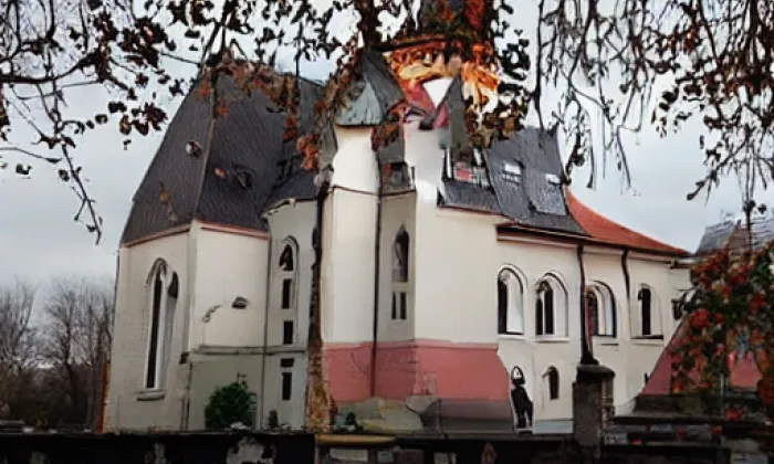 Kostel svatého Antonína Paduánského (Melč) – noc