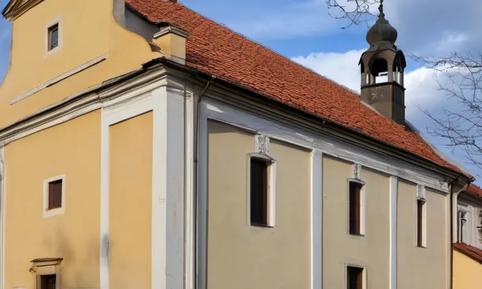 Kostel svatého Bartoloměje (Bílence) – autumn