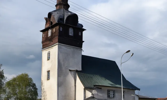 kostel svatého Bartoloměje (Bobrůvka) – autumn