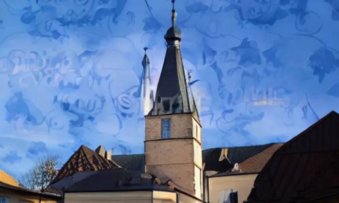 Kostel svatého Bartoloměje (Frymburk) – autumn