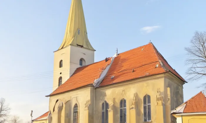 kostel svatého Bartoloměje (Kunětice) – autumn