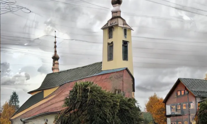 Kostel svatého Bartoloměje (Sezemice) – autumn