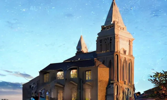 Kostel svatého Bartoloměje (Třanovice) – noc
