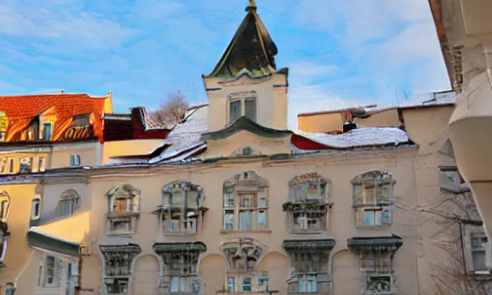 Kostel svatého Bartoloměje v Praze – winter