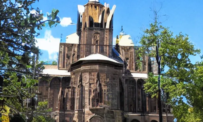 Kostel svatého Bedřicha (Bílá) – noc