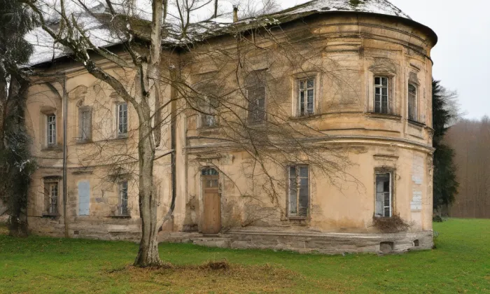 Kostel svatého Blažeje (Branišov) – winter