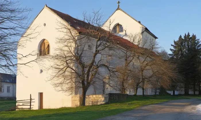 kostel svatého Ducha (Šumná) – winter