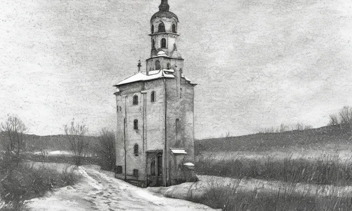 kostel svatého Floriána (Předměstí) – winter