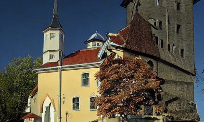 kostel svatého Františka Xaverského v Opařanech – summer