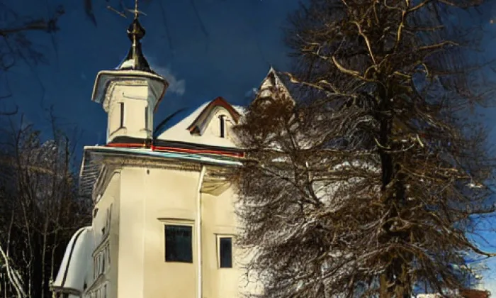 kostel svatého Františka Xaverského v Opařanech – winter