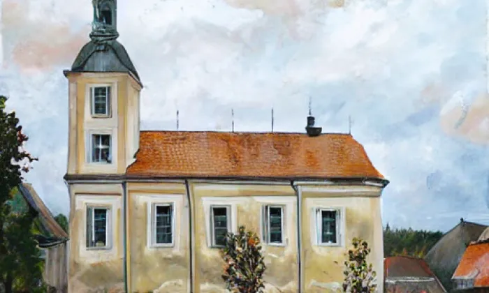 Kostel svatého Františka z Assisi ve Starém Kníně – autumn
