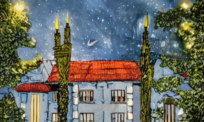 Kostel svatého Gotharda (Český Brod) – noc