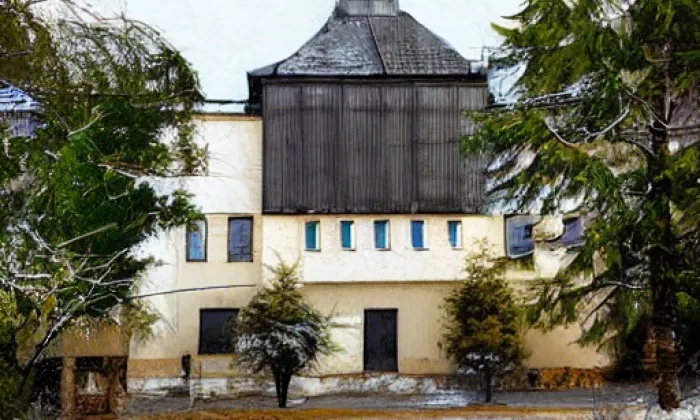 Kostel svatého Havla (Radouň) – winter