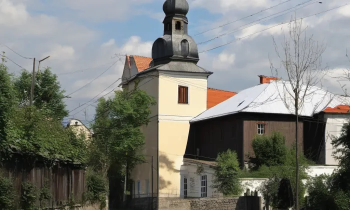 Kostel svatého Havla (Teplýšovice) – noc