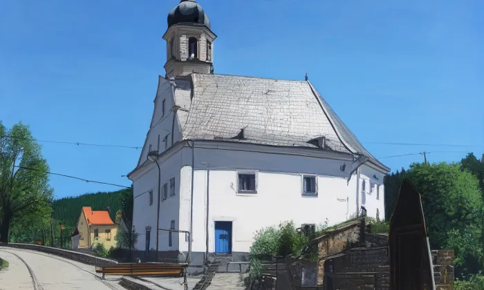 Kostel svatého Jakuba (Hradec nad Moravicí) – summer
