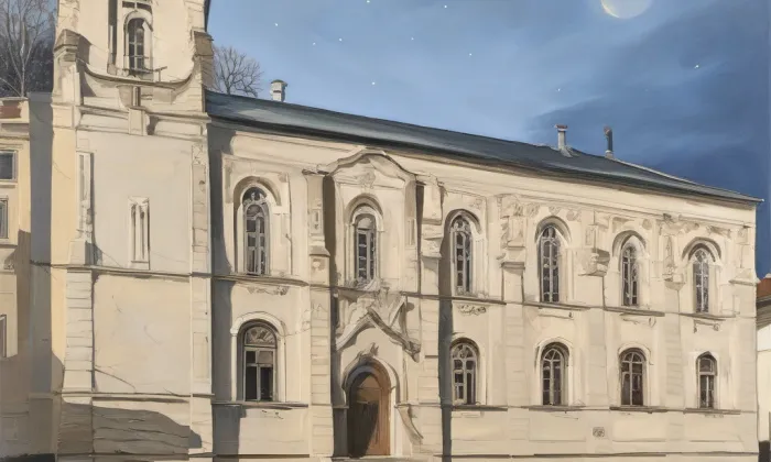 Kostel svatého Jakuba (Polička-Město) – noc