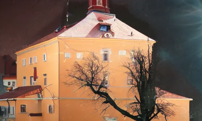 Kostel svatého Jakuba apoštola (Čížkovice) – autumn