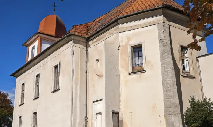 Kostel svatého Jakuba Staršího (Bořejov) – autumn