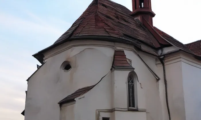 Kostel svatého Jakuba Staršího (Kadlín) – akvarel